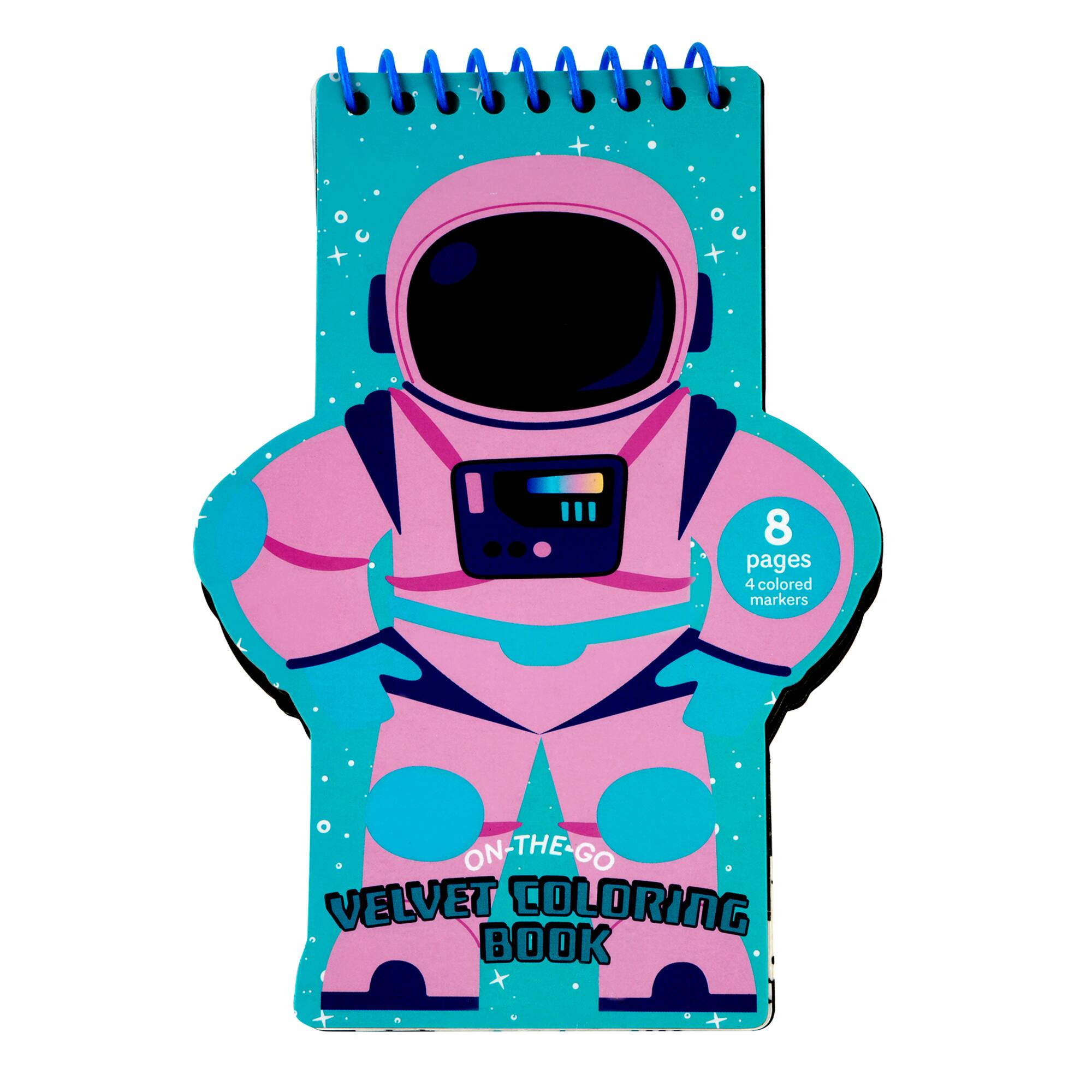 Summer Space Velvet On-the-Go Coloring Book by Creatology™